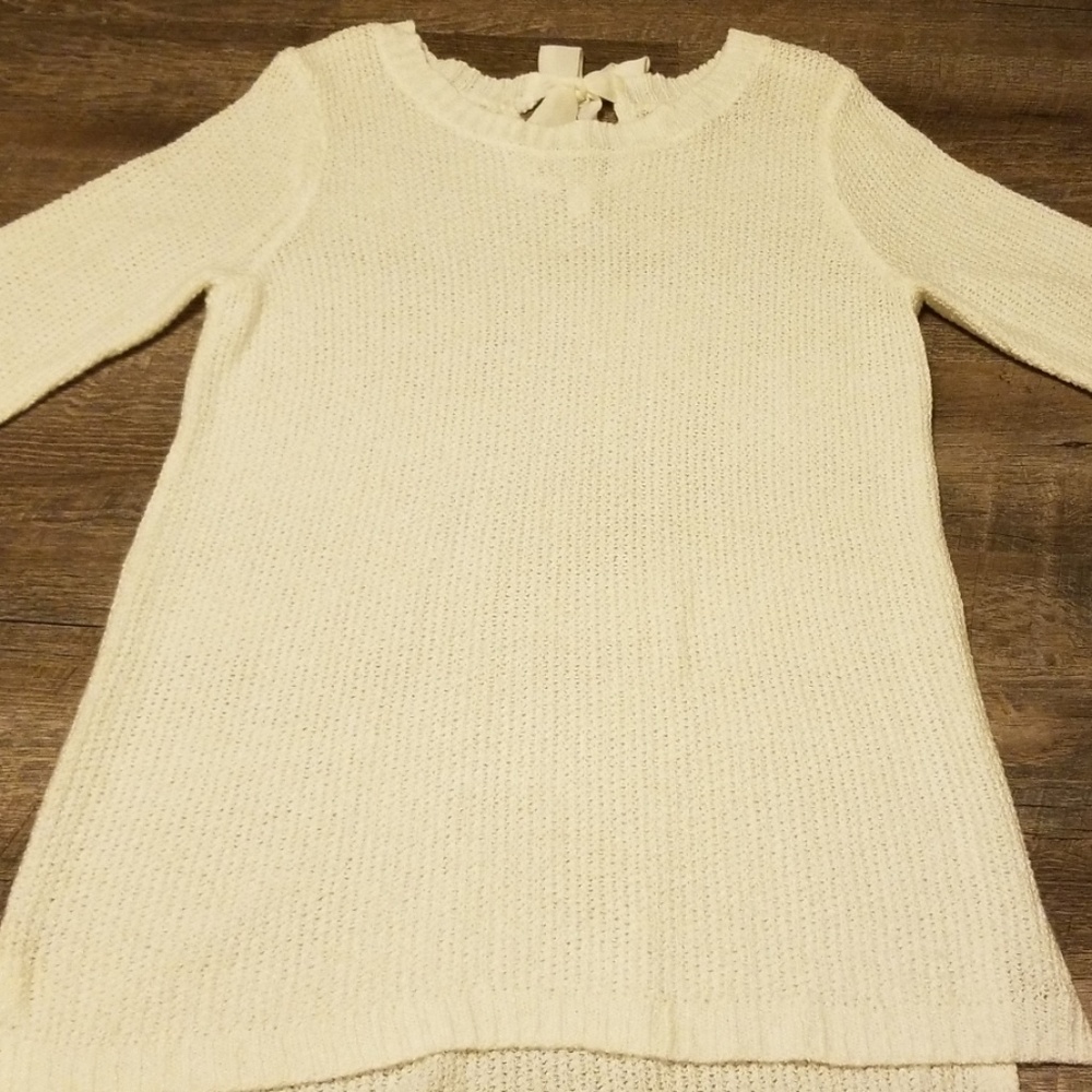 White Lauren Conrad light weight sweather